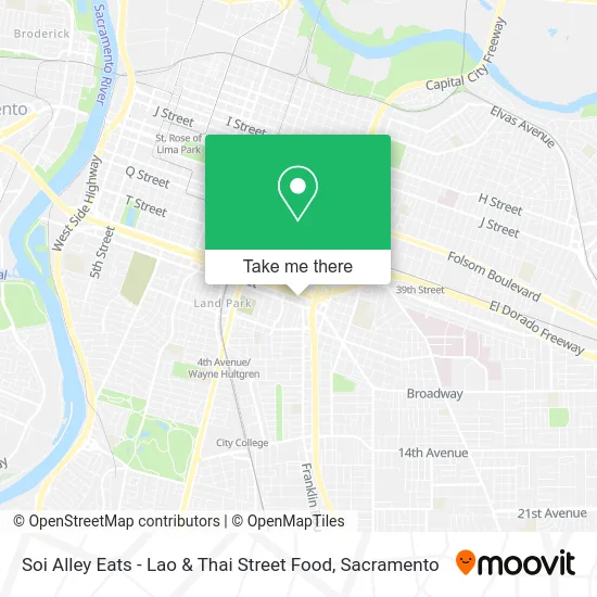 Mapa de Soi Alley Eats - Lao & Thai Street Food