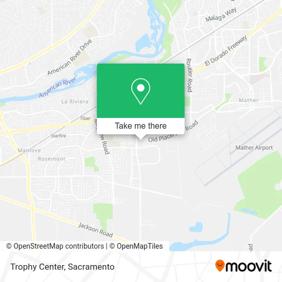 Trophy Center map
