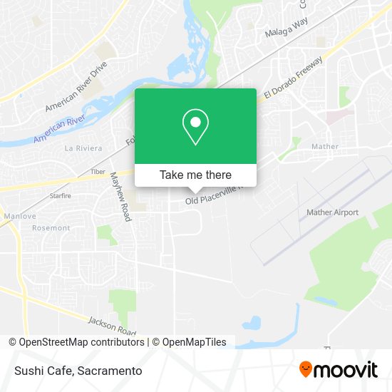 Sushi Cafe map