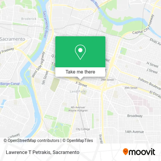 Lawrence T Petrakis map