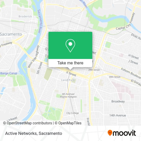 Active Networks map