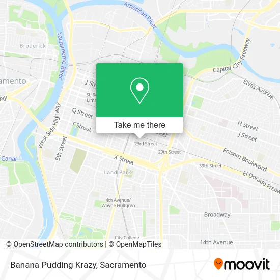 Mapa de Banana Pudding Krazy