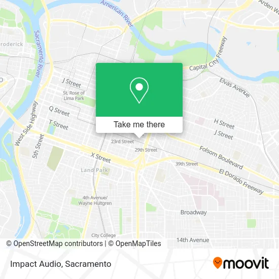 Mapa de Impact Audio