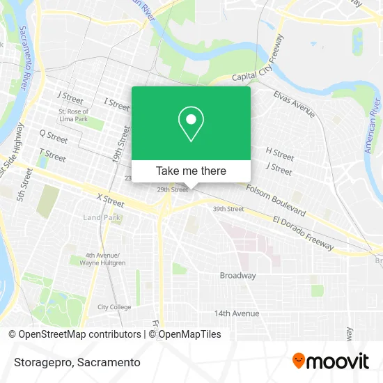 Mapa de Storagepro