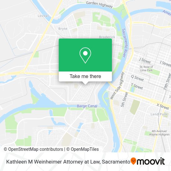 Mapa de Kathleen M Weinheimer Attorney at Law