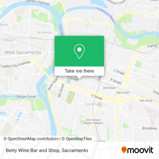 Mapa de Betty Wine Bar and Shop