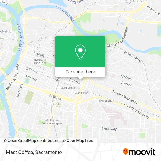 Mast Coffee map