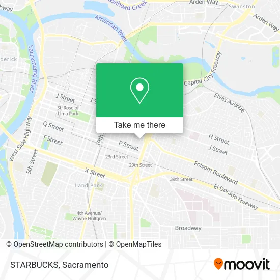 Mapa de STARBUCKS