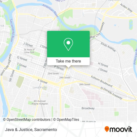 Java & Justice map