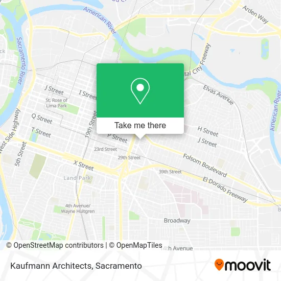 Kaufmann Architects map