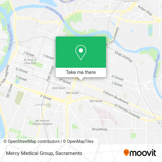 Mercy Medical Group map