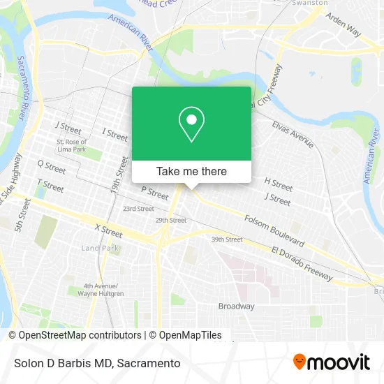 Mapa de Solon D Barbis MD