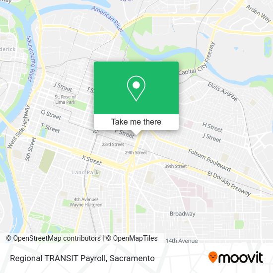 Regional TRANSIT Payroll map