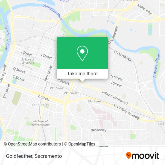 Goldfeather map