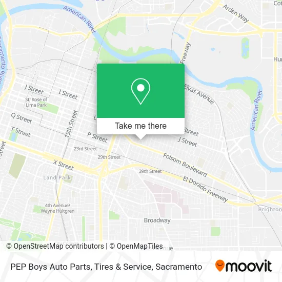 PEP Boys Auto Parts, Tires & Service map