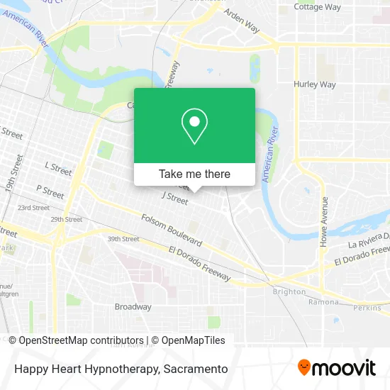 Happy Heart Hypnotherapy map
