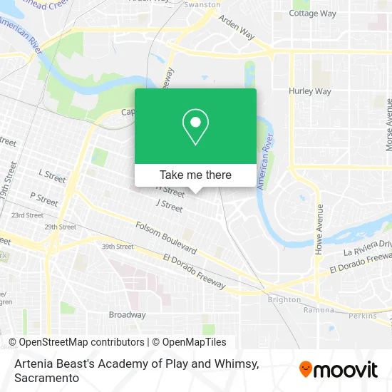 Artenia Beast's Academy of Play and Whimsy map