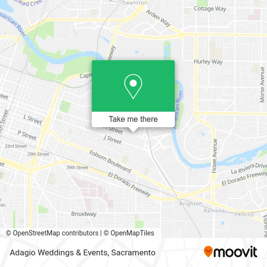Adagio Weddings & Events map