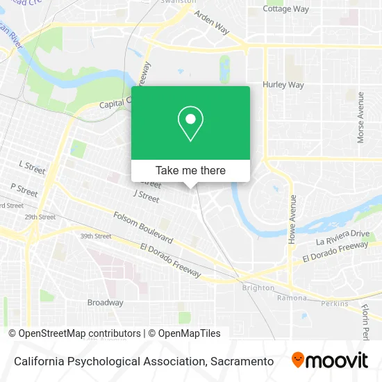 Mapa de California Psychological Association