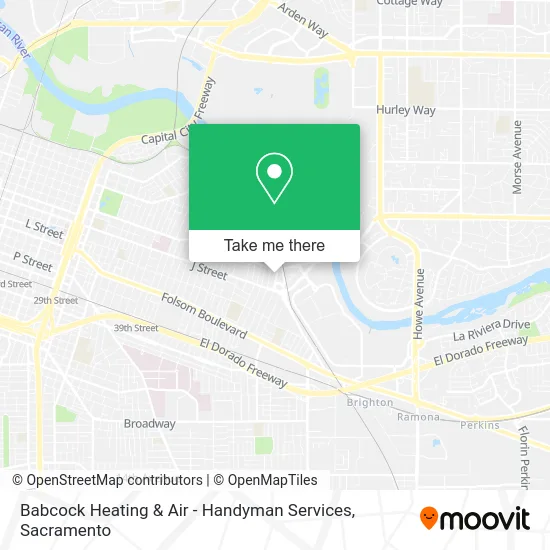 Mapa de Babcock Heating & Air - Handyman Services