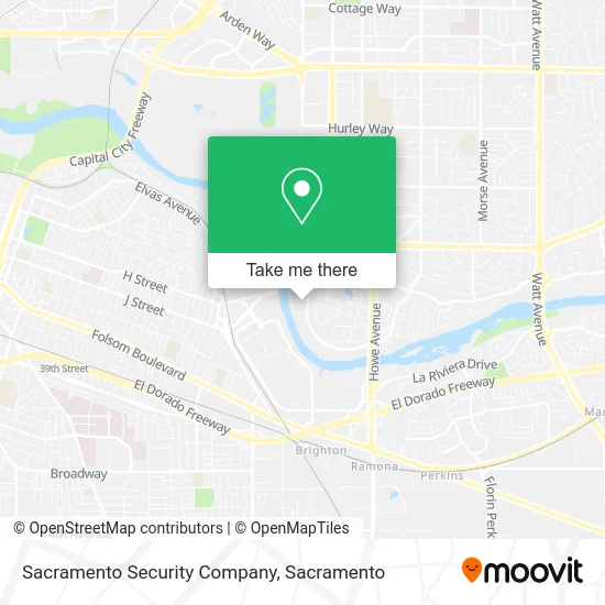 Sacramento Security Company map