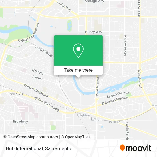 Hub International map