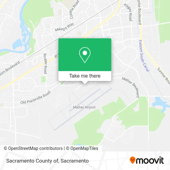 Mapa de Sacramento County of