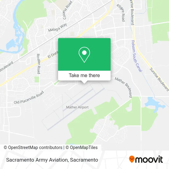 Mapa de Sacramento Army Aviation