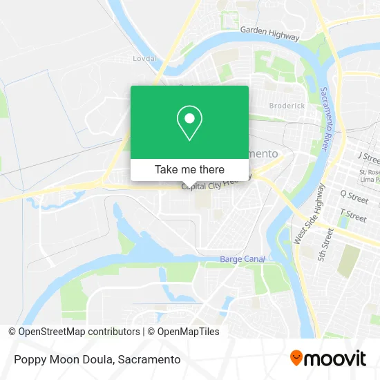 Mapa de Poppy Moon Doula