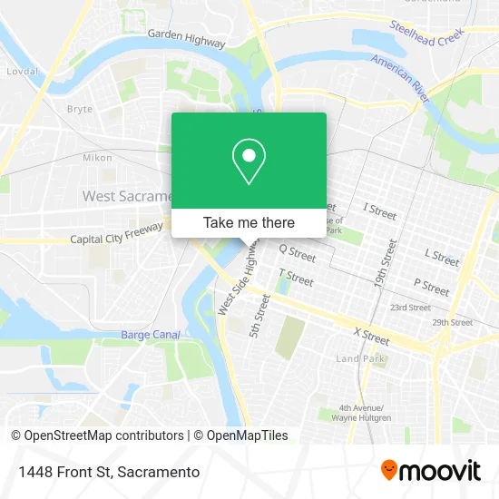 1448 Front St map