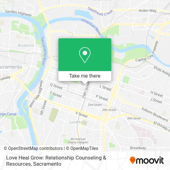 Mapa de Love Heal Grow: Relationship Counseling & Resources