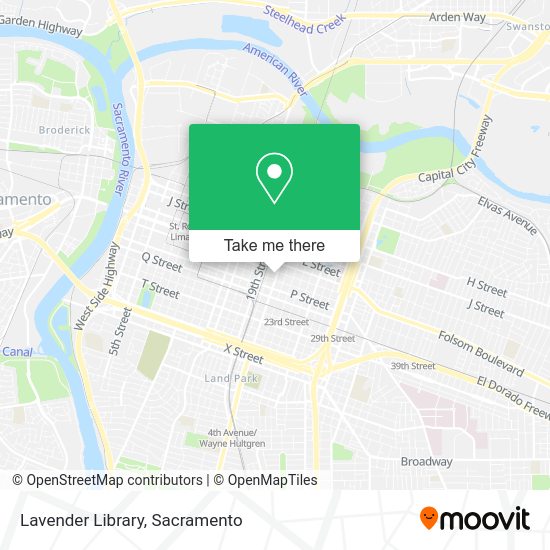 Lavender Library map
