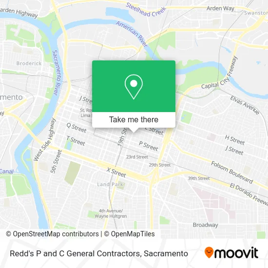 Mapa de Redd's P and C General Contractors