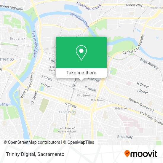 Trinity Digital map