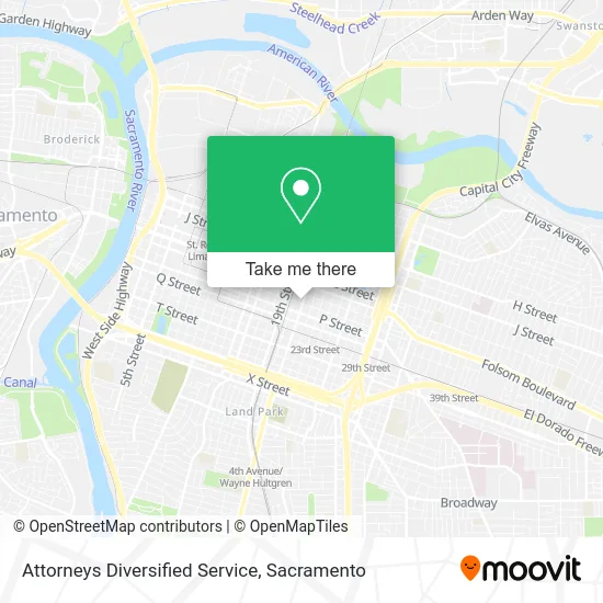 Mapa de Attorneys Diversified Service