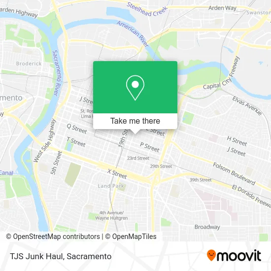 Mapa de TJS Junk Haul