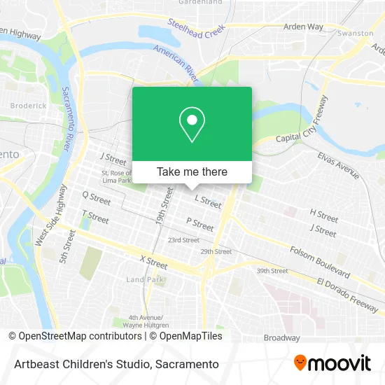 Mapa de Artbeast Children's Studio