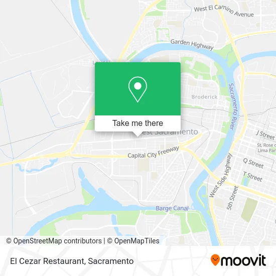 Mapa de El Cezar Restaurant