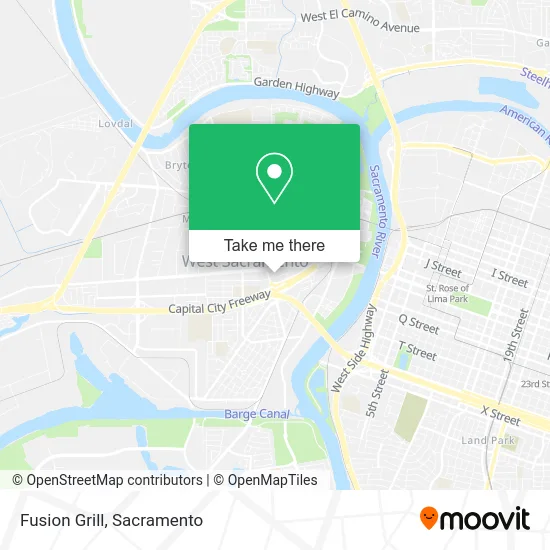 Mapa de Fusion Grill