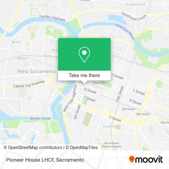 Pioneer House LHCF map