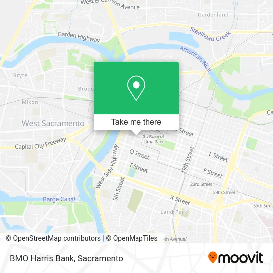 Mapa de BMO Harris Bank