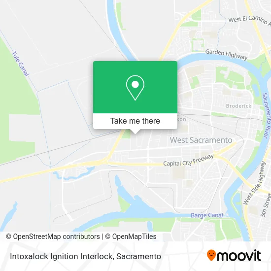 Mapa de Intoxalock Ignition Interlock