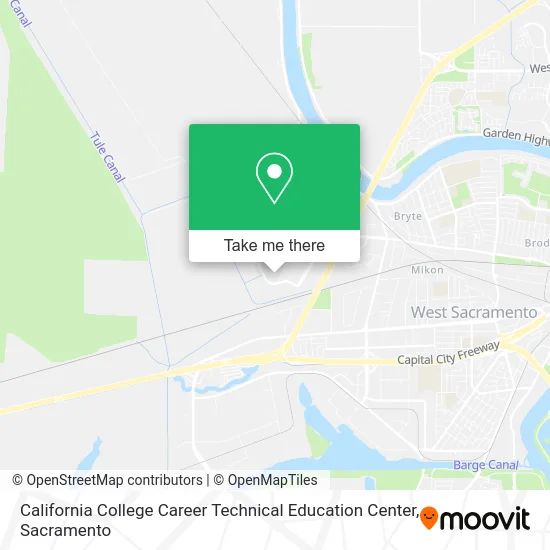 California College Career Technical Education Center map