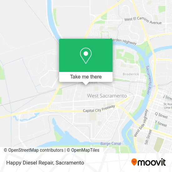 Mapa de Happy Diesel Repair