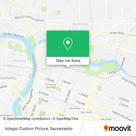 Mapa de Adagio Custom Picture