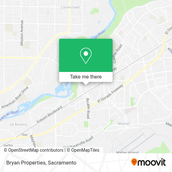 Bryan Properties map