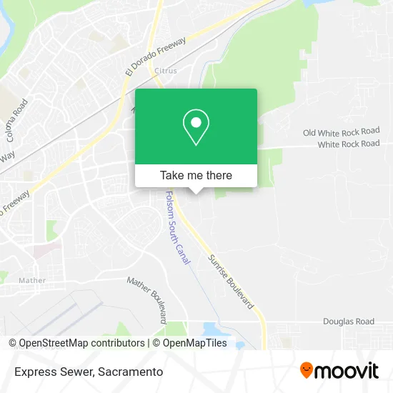Mapa de Express Sewer