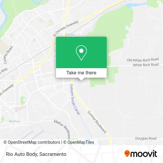 Mapa de Rio Auto Body