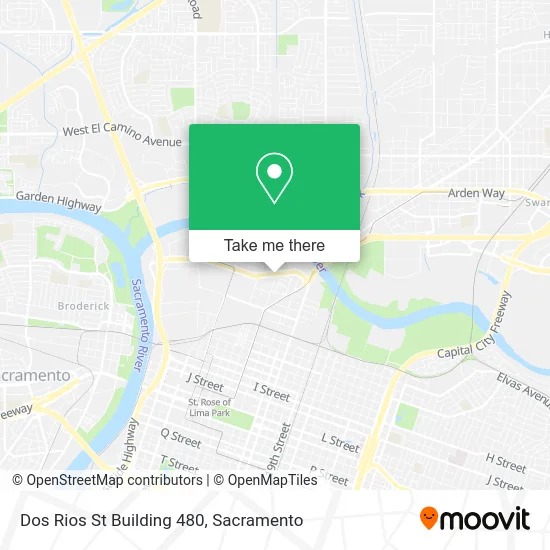 Mapa de Dos Rios St Building 480