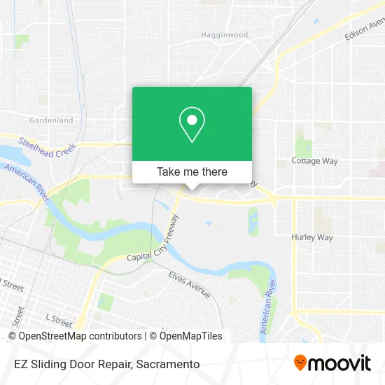 Mapa de EZ Sliding Door Repair